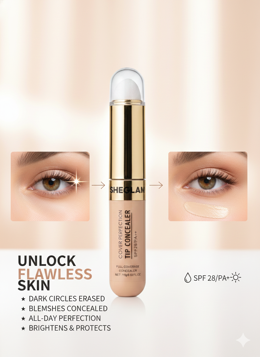 SHEGLAM - TIP CONCEALER SPF 28/PA++