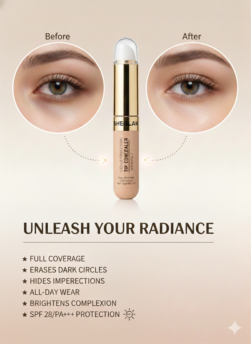 SHEGLAM - TIP CONCEALER SPF 28/PA++