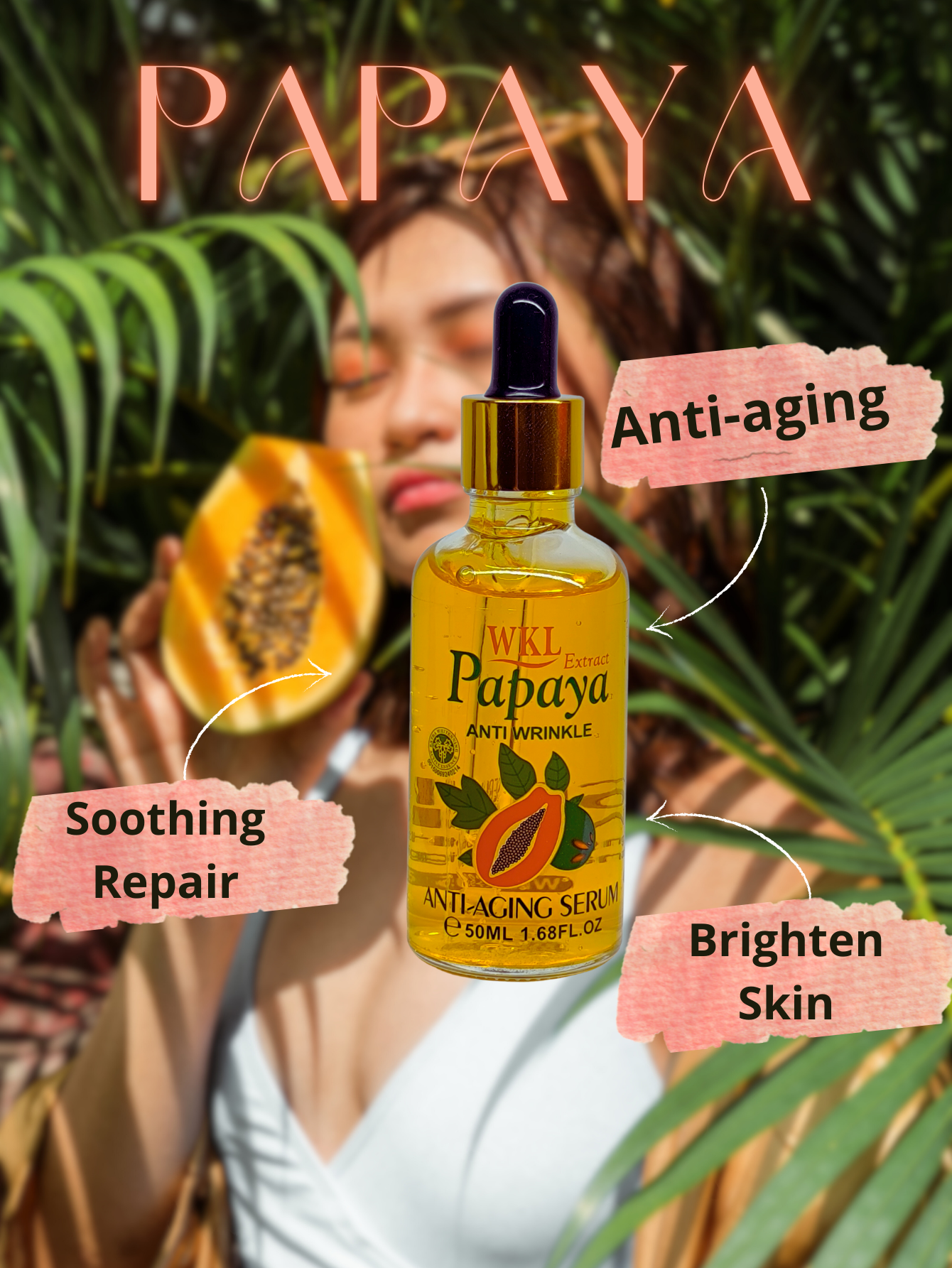 WKL-PAPAYA ANTI WRINKLE SERUM